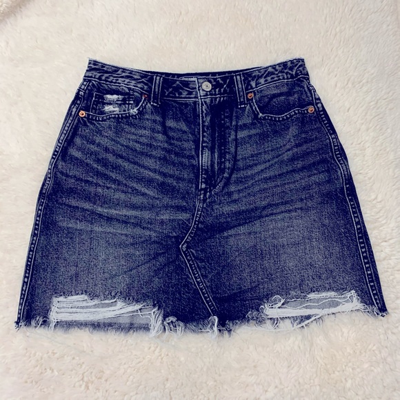Abercrombie Natural Rise Vintage A-Line Skirt - Picture 1 of 2
